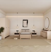 دولاب ملابس بيج / رمادي