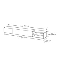 طاولة تلفزيون لون خشبي - موديل tv53