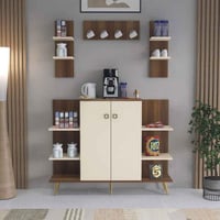 ركن قهوة بني3 مع بيج-موديل Rc03