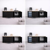 ركن قهوة اسود رخامي _موديل BUNN