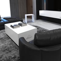 طاولة وسط لون ابيض -موديل Lusy