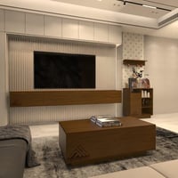 طاولة وسط لون بني 2001 -موديل Lusy