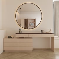 غرفة نوم تشمل خمس قطع عصرية_ بيج / رمادي