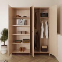 غرفة نوم تشمل خمس قطع عصرية_ بيج / رمادي