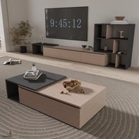 طقم طاولات بيج2036رمادي2031- موديل Diamond