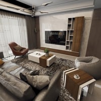 طقم طاولات ابيض مع بني موديل Victorya