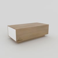 طاولة وسط لون ابيض مع بيج 2036 -موديل Lusy