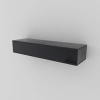 طاولة تلفاز لون اسود -موديل Lusy Mini flat