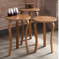 طقم مكون من 3 طاولات خدمة . موديل F-2020