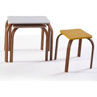 طقم مكون من 3 طاولات خدمة بعدة الوان موديل F-2032