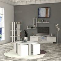 طقم طاولات sh10 ابيض