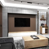 طقم طاولات لون ابيض مع بيج 2036- موديل Lusy