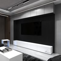 طاولة تلفاز معلقه مقاس 280 لون ابيض -موديل Lusy