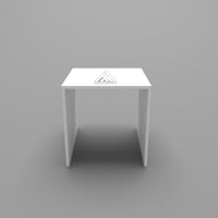 طقم طاولات جانبية لون ابيض -موديل Aura