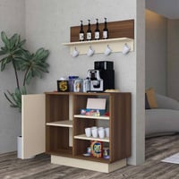 ركن قهوة بني مع بيج-موديل Rc49