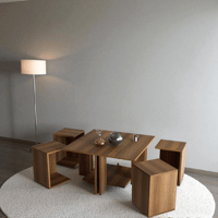 طاولة وسط بني3-موديل Ct10