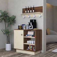 ركن قهوة بني مع بيج-موديل Rc49