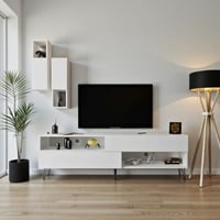 طاولة تلفزيون ابيض - موديل Tv02