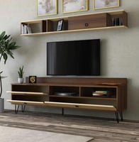 طقم طاولات بني3 مع بيج-موديل Sh49