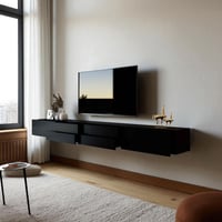 طاولة تلفزيون لون اسود - موديل tv56