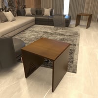 طقم طاولات جانبية _ بني 2001 - موديل Aura