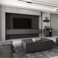 طاولة تلفاز معلقه لون رمادي 2031 -موديل Lusy