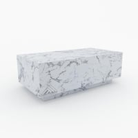 طاولة وسط لون رخامي -موديل Lusy