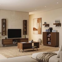 طاولة تلفزيون بني-موديل Tv36