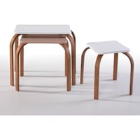 طقم مكون من 3 طاولات خدمة بعدة الوان موديل F-2028