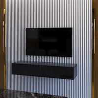 طاولة تلفاز لون اسود -موديل Lusy Mini flat