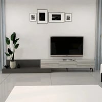 طقم طاولات رمادي غامق مع رمادي فاتح - موديل sh55