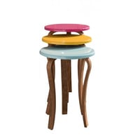 طقم مكون من 3 طاولات خدمة . موديل F-2021