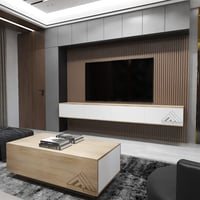 طقم طاولات لون ابيض مع بيج 2036- موديل Lusy