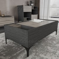 طقم طاولات رمادي غامقA مع رمادي فاتح - موديل palm