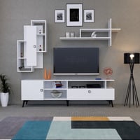 طاولة تلفزيون ابيض-موديل tv17