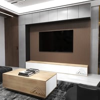 طقم طاولات لون ابيض مع بيج 2036- موديل Lusy