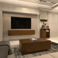 طقم طاولات _ بني2001 - موديل Lusy