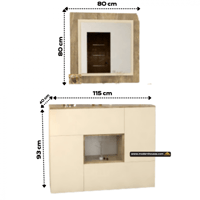 مدخل بيج مع خشبي 1-موديل Md01