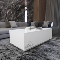 طقم طاولات لون ابيض- موديل Lusy