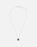 سلسال نسائي أنيق بلون فضي