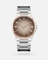 ساعة رجالية من الفي بلون فضي