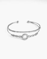 طقم هدايا نسائي فضي مميز | SLOS009L111111