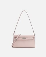 شنطة نسائية بتصميم أنيق بلون وردي