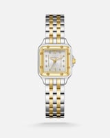 ساعة نسائية ستيل بلون ذهبي وفضي