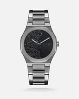 ساعة رجالية تعبر عن الأصالة مع محفظة