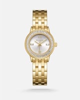 ساعة نسائية من الفي ستيل بلون ذهبي