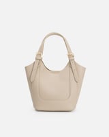 شنط نسائية بتصميم عصري بلون بيج