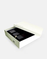 طقم مبخرة وعلبة بخور بلون أسود وبني