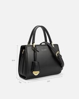 شنطة نسائية أنيقة جلد بلون أسود