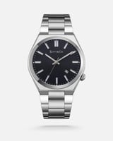 ساعة رجالية من الفي بلون فضي